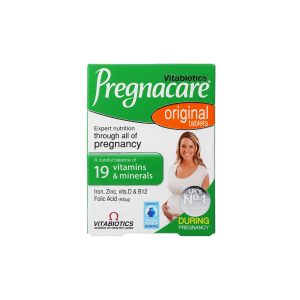 قرص پرگناکر اورجینال ویتابیوتیکس 30 عدد تامین ویتامین و مواد معدنی مورد نیاز مادر و جنین در دوران بارداری