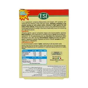 قرص هلیودرم ای اس آی | 40 عدد | برنزه کننده و مرطوب کننده پوست