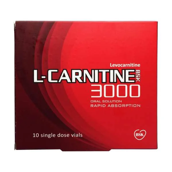 ویال خوراکی ال کارنیتین 3000 بی اس کی 10 عدد