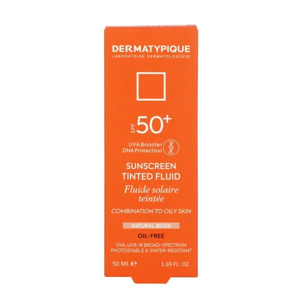 ضد آفتاب فلویید بژ طبیعی پوست مختلط و چرب درماتیپیک SPF50