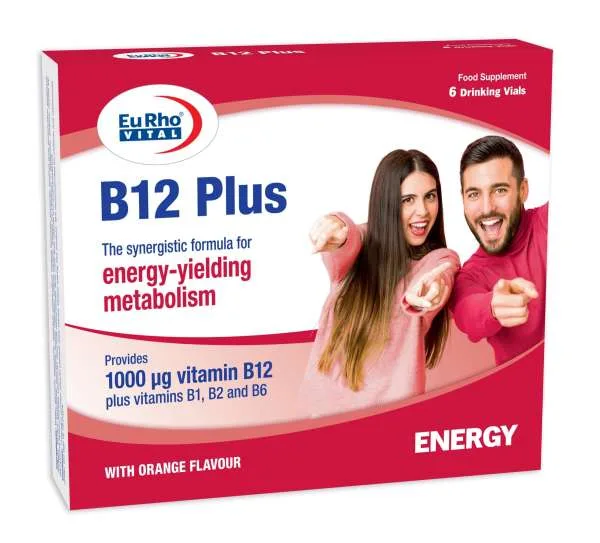ویال خوراکی B12 پلاس یوروویتال