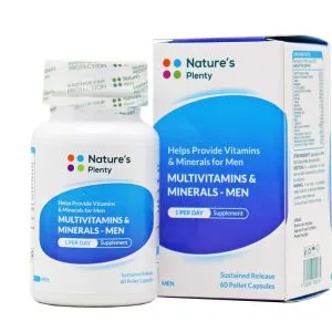 کپسول مولتی ویتامین و مینرال آقایان نیچرز پلنتی