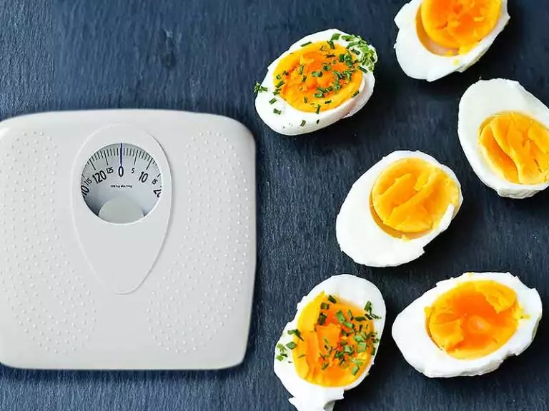 کاهش وزن با تخم مرغ