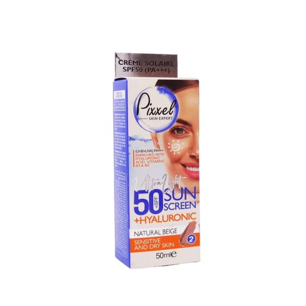 کرم ضد آفتاب SPF50 پوست خشک و حساس پیکسل