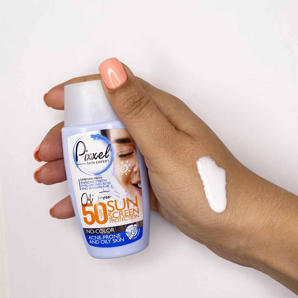 کرم ضد آفتاب بدون رنگ SPF50 پیکسل