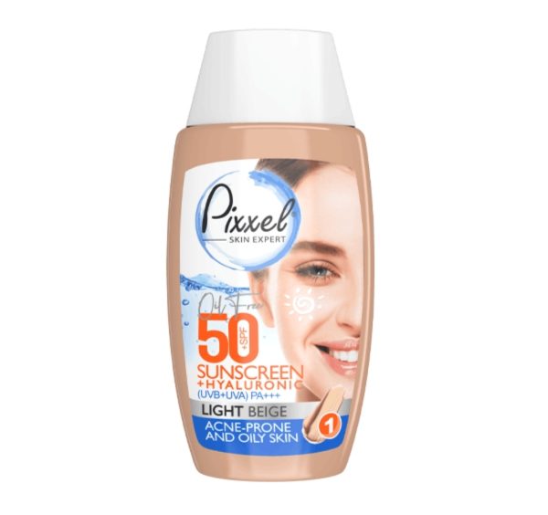 کرم ضد آفتاب SPF50 پوست خشک و حساس پیکسل